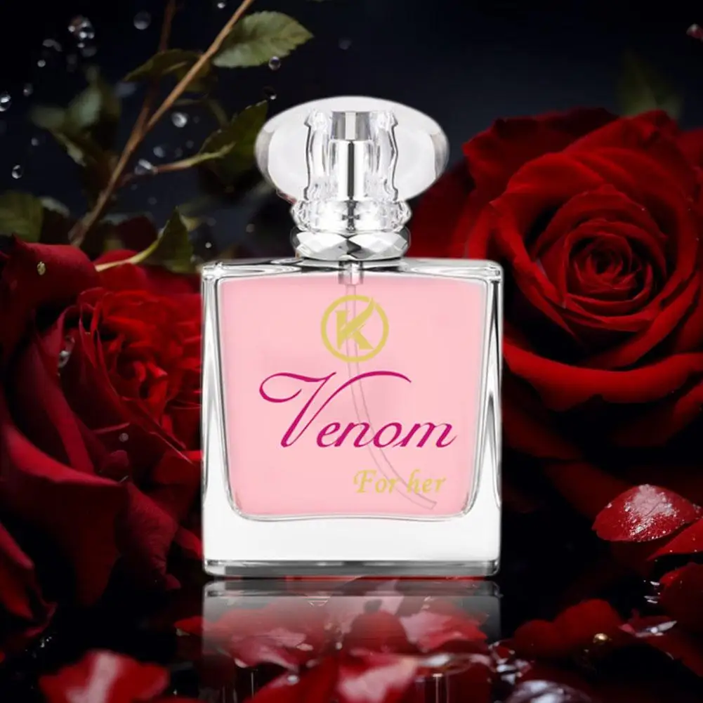 Regalo di profumo ai feromoni da 50 ml Note floreali Eau De Parfum per donne, stesso come lacrime dalla luna, profumo dolce e fresco