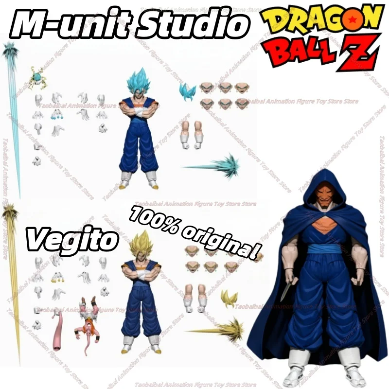 

M-unit Studio Vegito Figure Dragon Ball Super Saiyan God Vegito Oni-Masked Nightwalker 1/12 Action Figure Gift Collection Toy