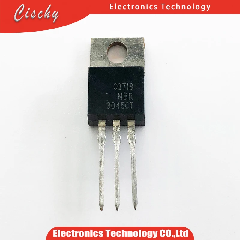 10pcs MBR3045CT TO-220 MBR3045 TO220 MBR3045C 30A45V Schottky and fast recovery diode