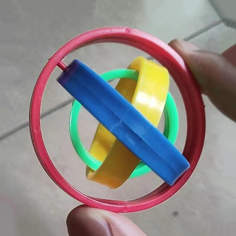 5 pçs infinito flip 3d giroscópio multicamadas girando topo fidget alívio do estresse brinquedos para crianças goodie saco enchimento meia stuffers