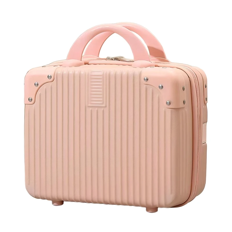 

Newest Mini Trunk 14 Inch Cosmetic Case Female Storage Box Miniature Male Suitcase Kids Toys Storage Boxes Fast Shipping Gifts
