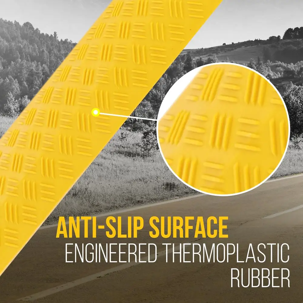 Pyle Durable Cable Ramp Protective Cover - 2,000 lbs Max Heavy Duty Drop Over Hose & Cable Track Protector