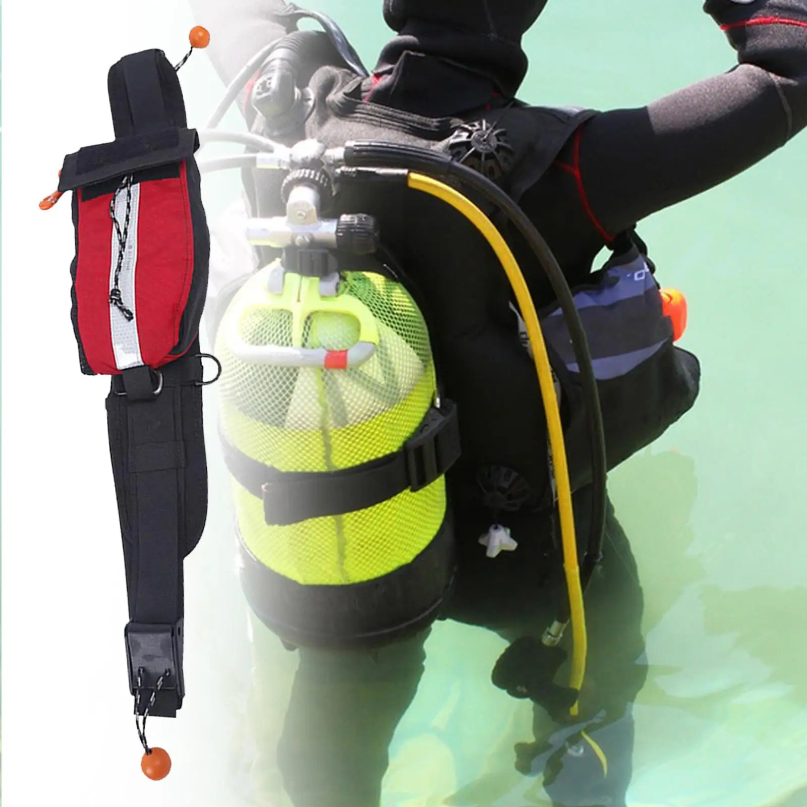 

Сумка для спасения на воде, плавающая сумка для броска, высокая видимость, бросающая веревка, длина 20 м для водных видов спорта, зимней рыбалки, гребли на каноэ