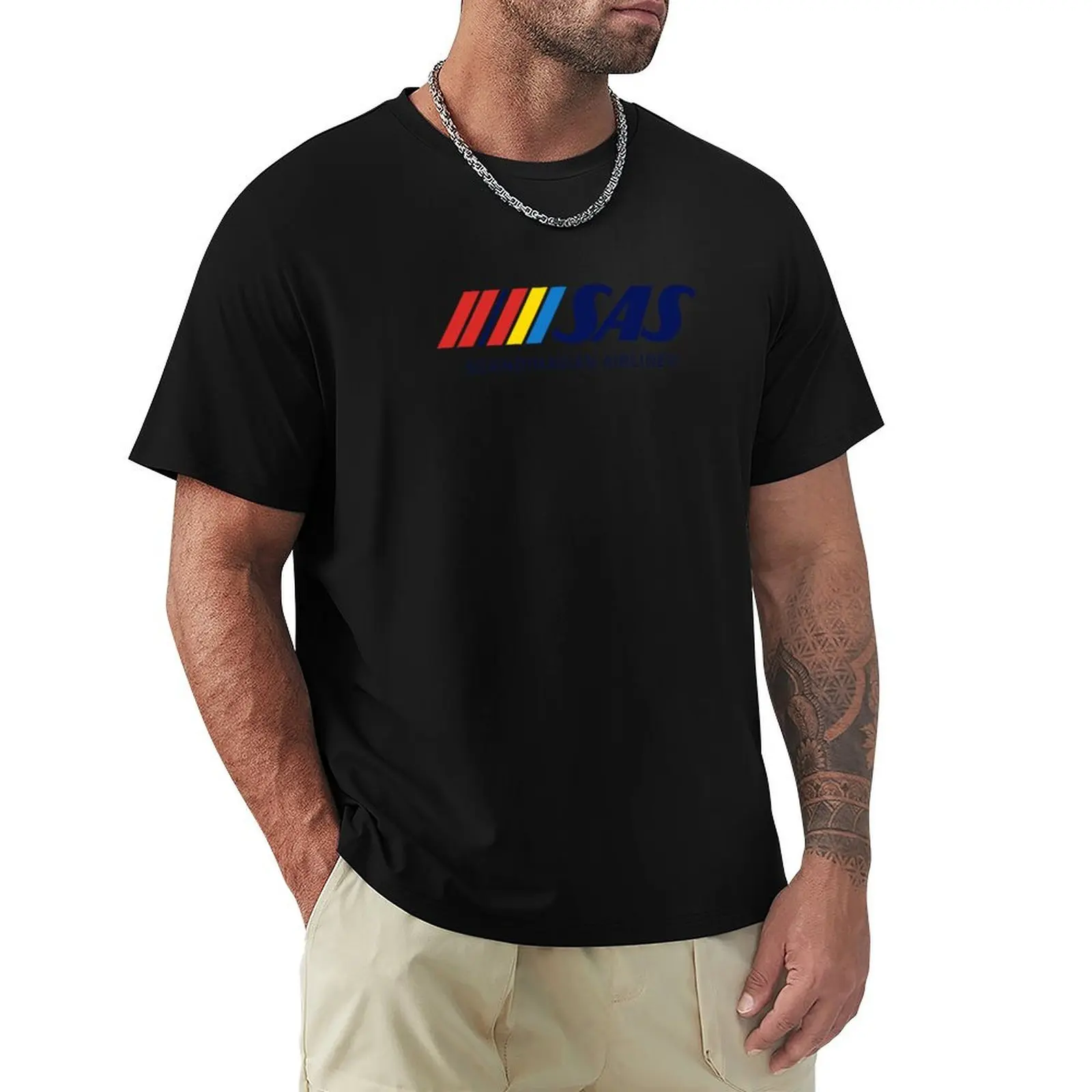 

sas scandinavian airlines system T-Shirt Fitness Training Breathable Tee