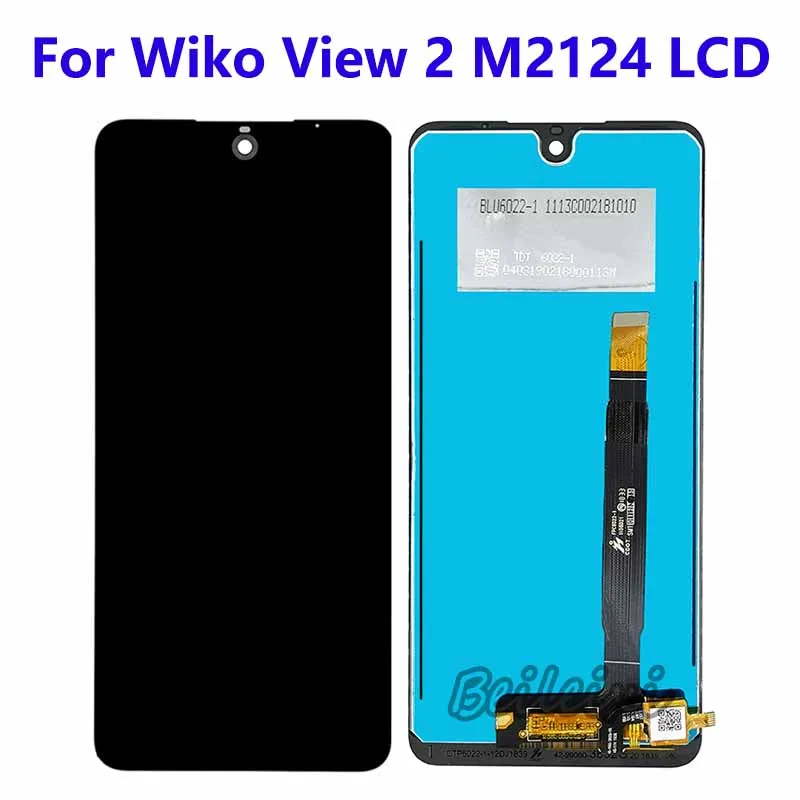 For Wiko View 2 M2124 LCD Display Touch Screen Digitizer Assembly Replacement Accessory