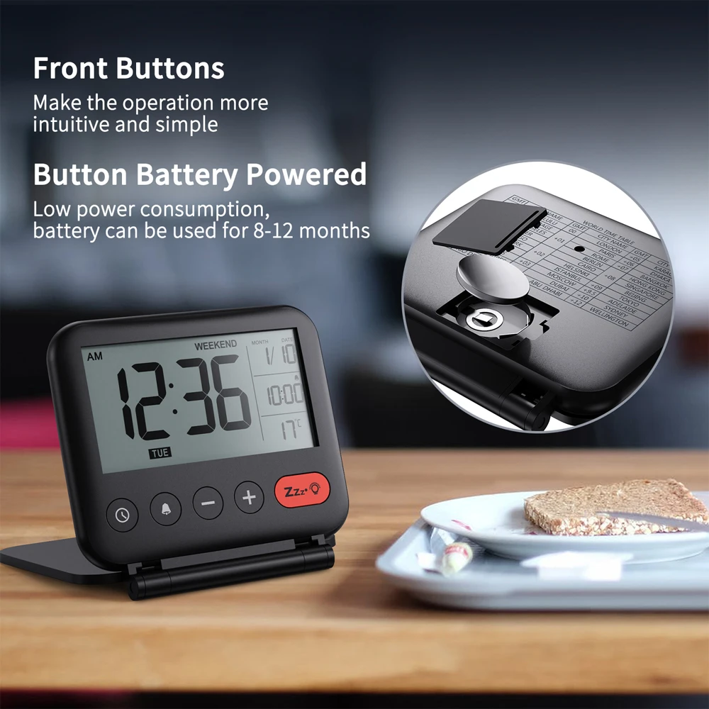 Imagem -03 - Grande Lcd Digital Kitchen Timer Home Desk Despertadores Temporizador de Contagem Regressiva Cozinhando Cronômetro Chuveiro Estudo Contador Grande Venda