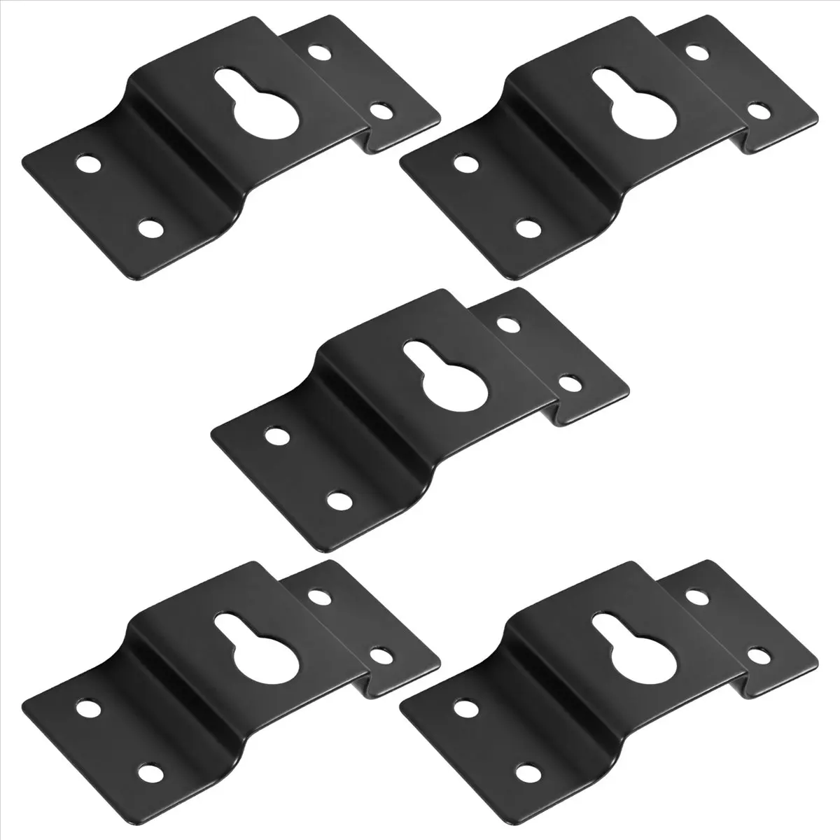 L79A DIY Audio Sound Box Speaker Wall Mount Iron Hook Hanger Plate 5PCS - view 4