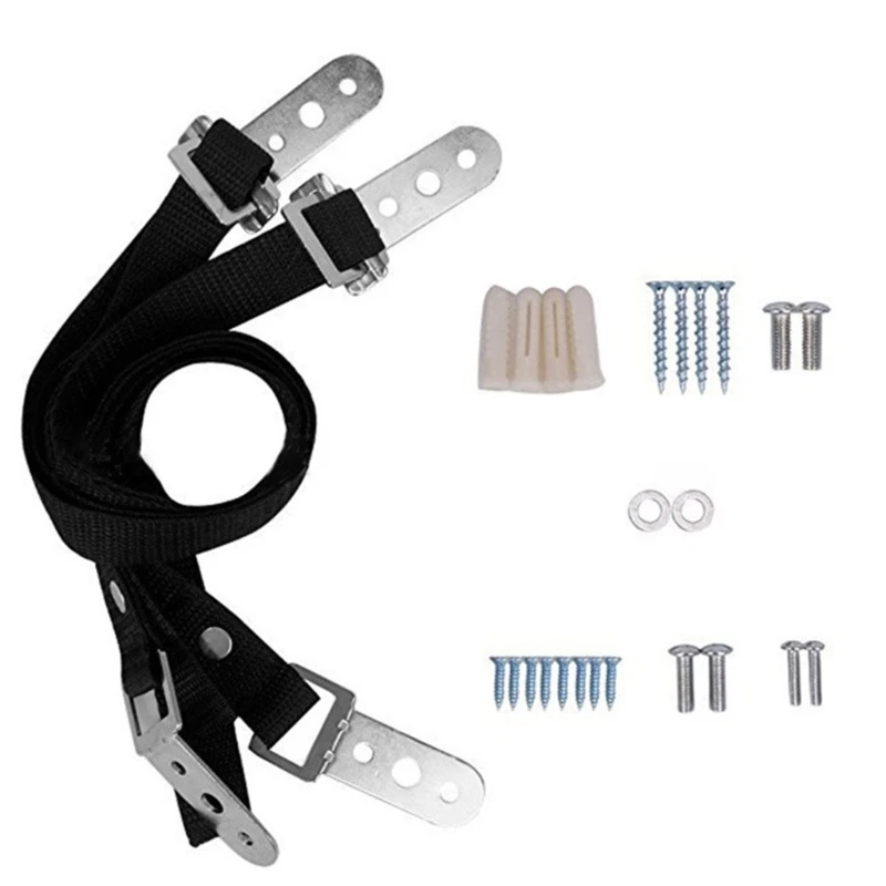 

Adjustable Furniture Safety Straps Secure Cabinets Shelves From Tipping No Tool Neededs Child Proof T4MB