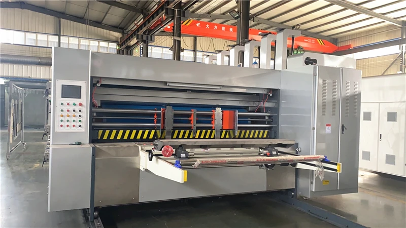 Automatic 4 Color Cartoning Printing Die Cutting Cartoon Box Packaging Making Machine view 6
