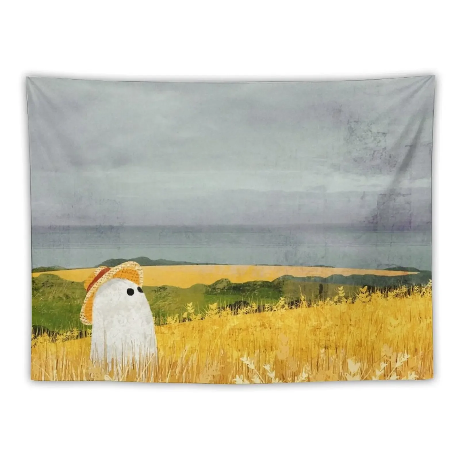 

There's A Ghost in the Wheat field again... Tapestry Bedroom Decorations Christmas Decoration Tapestry