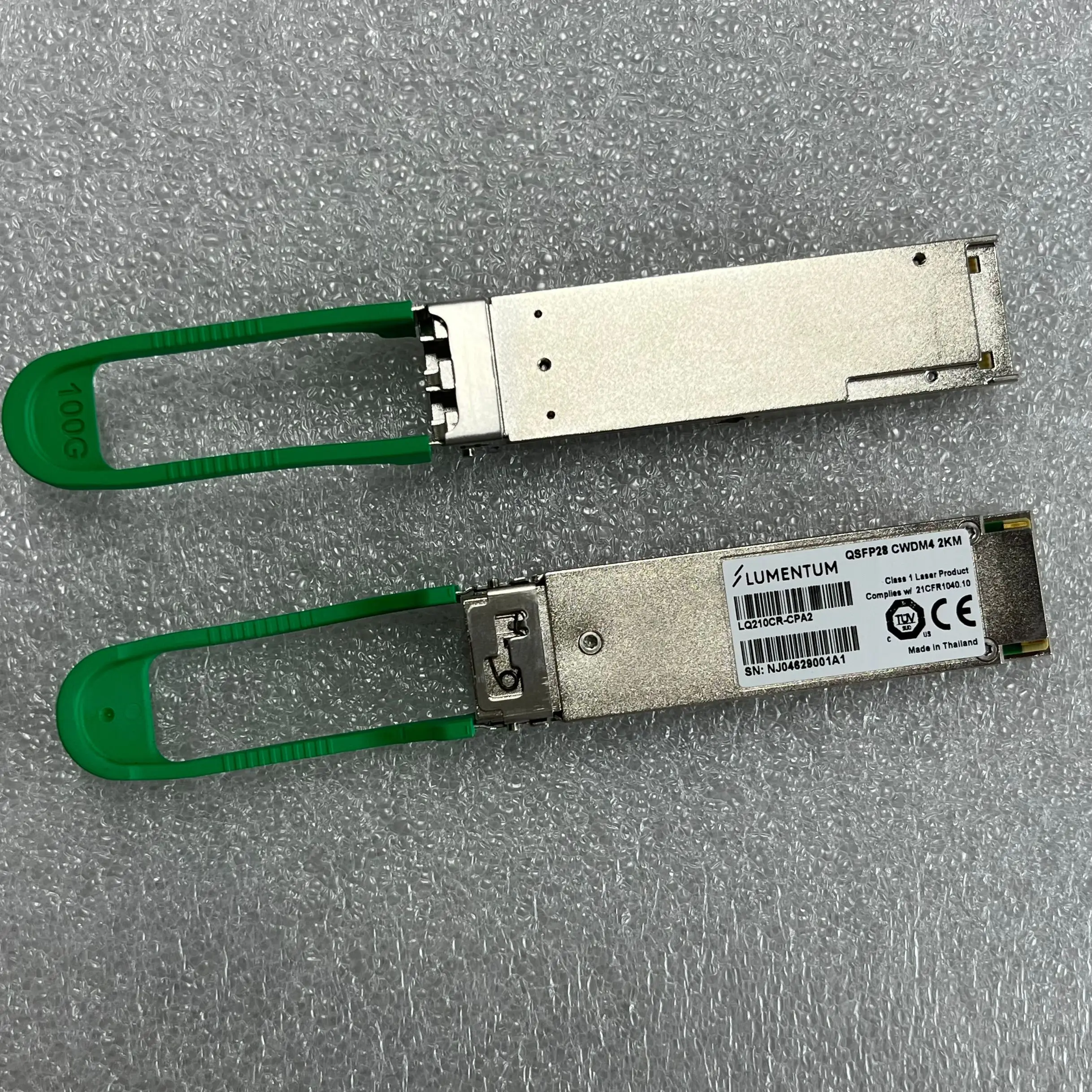 キャンプ用の光トランシーバー,LQ210CR-CPA2 qsfp28,100g,lr,2km,cwdm4,qsfp,nj04629001a1