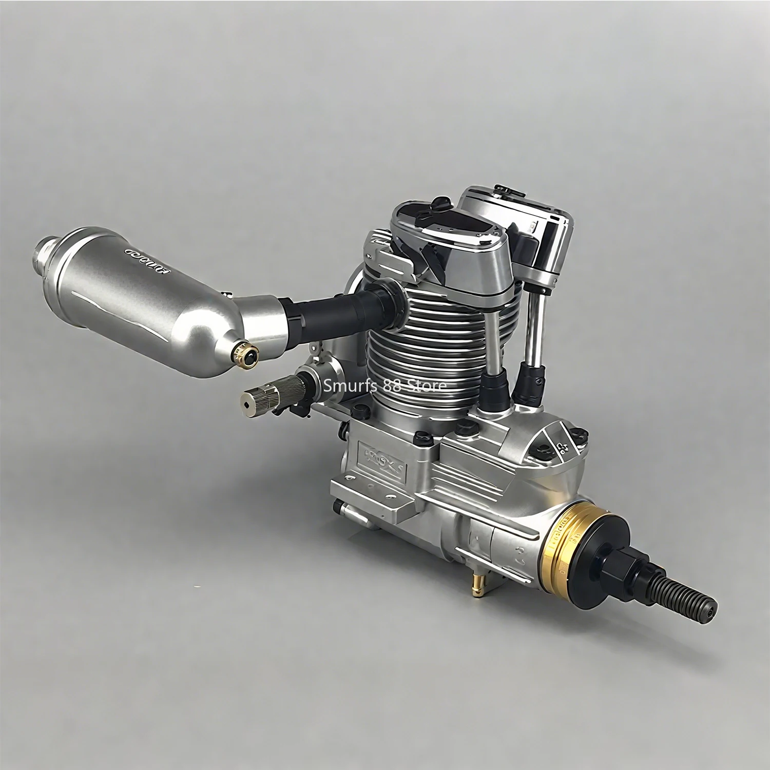 FA62B Four Stroke Engine Model Metal 10.24cc Fixed-wing Aircraft Engine Model Toy