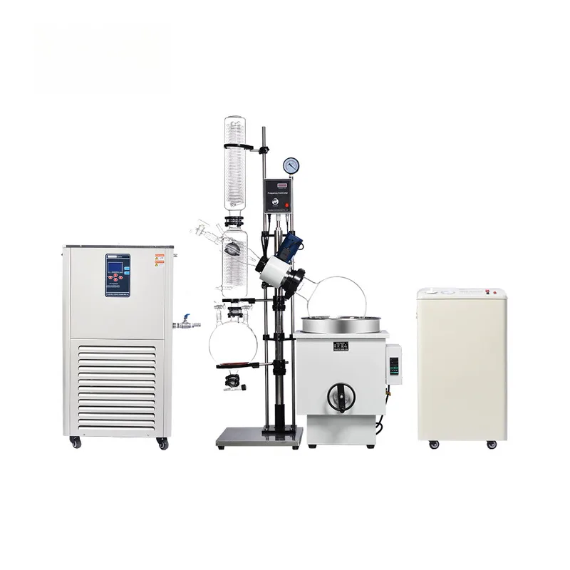 1L 2L 5L 10L 20L 50L 100L Lab Vacuum Pump Crystallizer Price Alcohol Essential Oil Distiller Condenser Rotary Evaporator