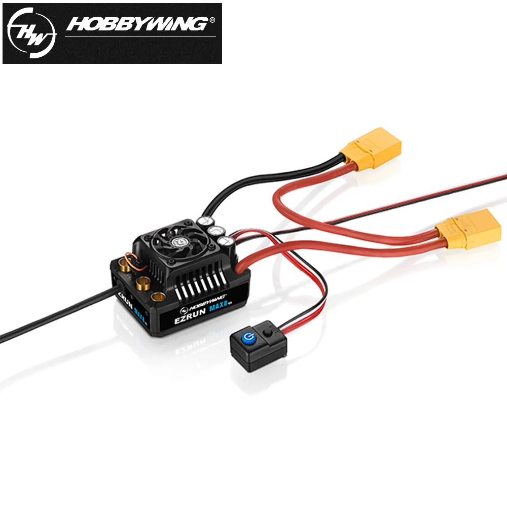 Hobbywing EZRUN MAX8 G2 160A 3-6S Brushless Sensored ESC & 4278SD 3-6S 2250KV/4268SD 3-4S 2500KV Motor For 1/8 1/10 Truck Car