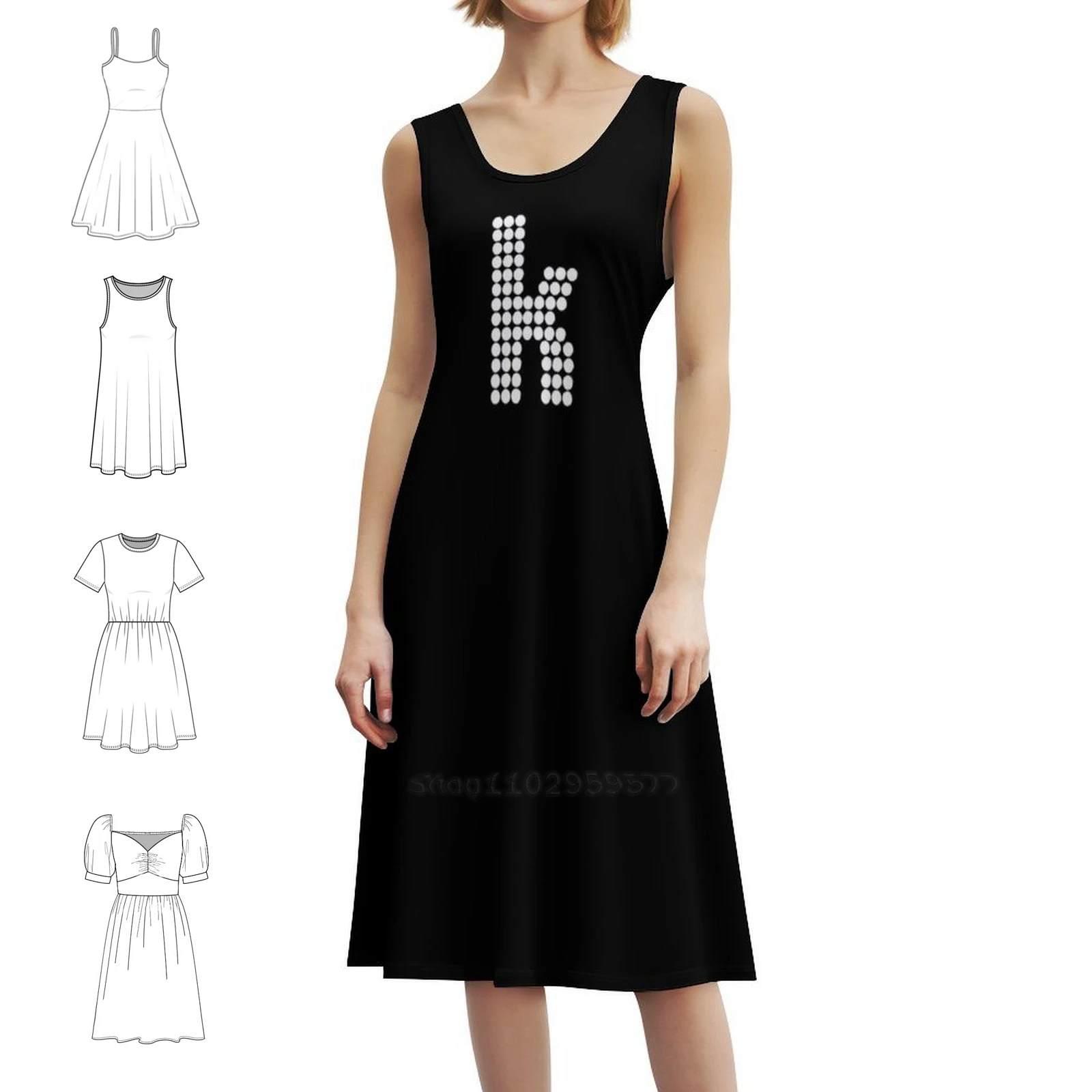 

The Killer K Logo Сексуальное платье для отпуска для женщин Пляжная вечеринка День рождения Мини-платье The Killers Killers Band Music Mr Вечернее платье