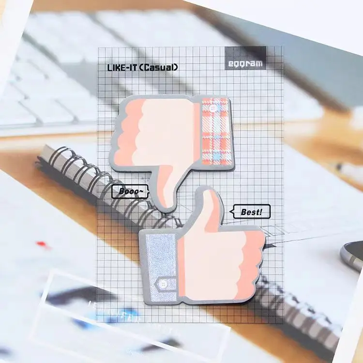 1Pcs Cute Creative Thumb Sticky Note Sticker N Times  Post It Sticky Notes Stationery Kawaii Korean Stationery