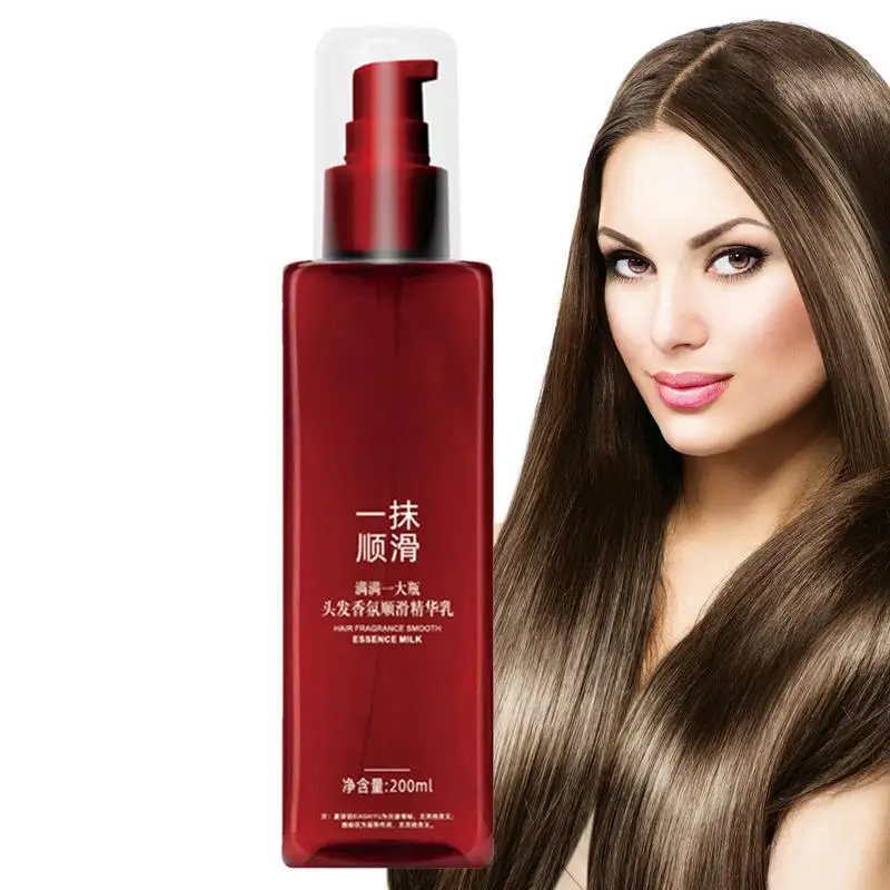 

Hair Smoothing Leave-in Essence Conditioner 200ml Hair Care Anti-Frizz Control Hair Serum For Curly Dry Damaged Hair