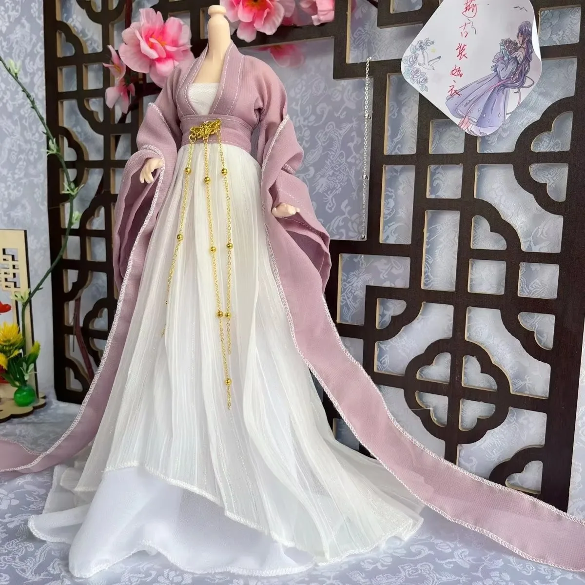 

(На заказ) Одежда для кукол 1/6 для куклы Bjd 30 см 12 дюймов, нарядные игрушки для девочек, аксессуары для кукол в древнем стиле, без куклы