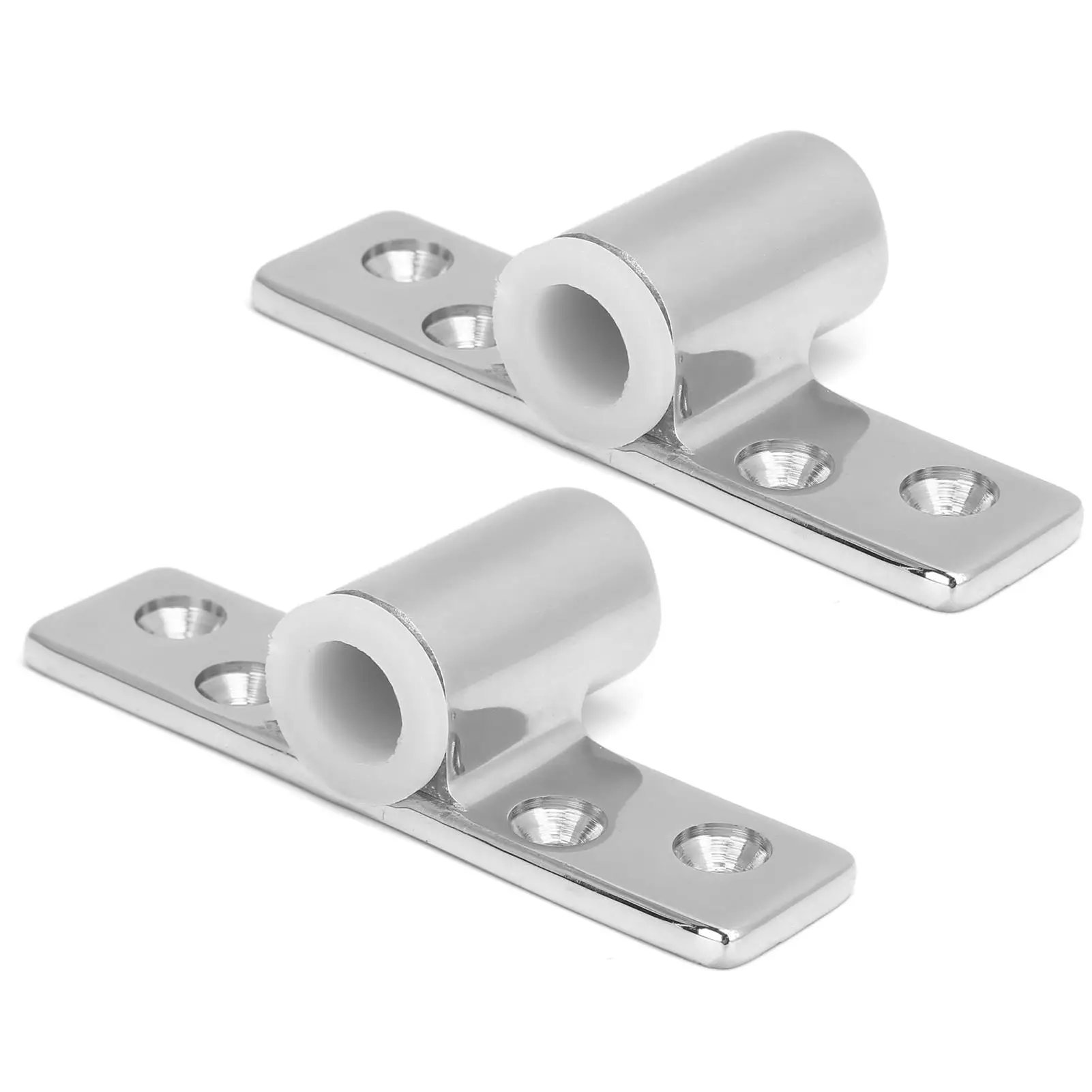 

Rowlock Socket Boat Oar Lock Socket Side Mount Mirror Polish Finish Stainless Steel Professional for marine 1 /2in Shank