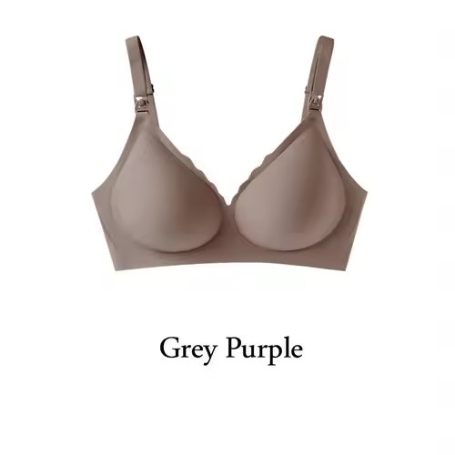 Maternity bra with push-up front to prevent sagging Seamless breathable and comfortable nursing push-up bra - Image 12