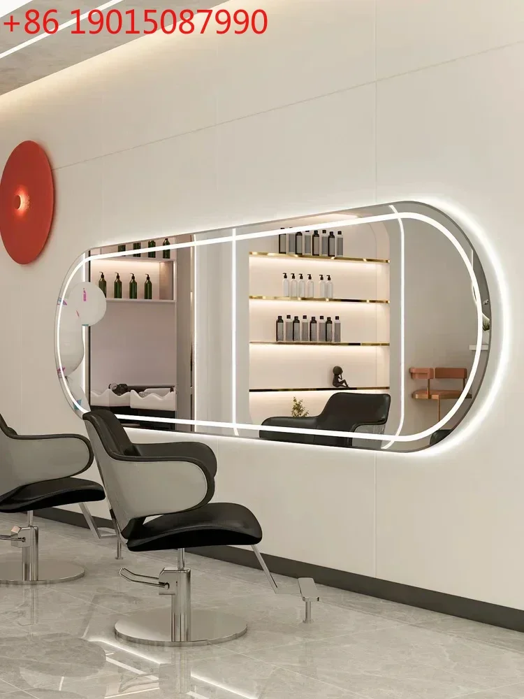 

Simple Barber Shop with Light Dressing Table Tide Wall Hanging Single Side