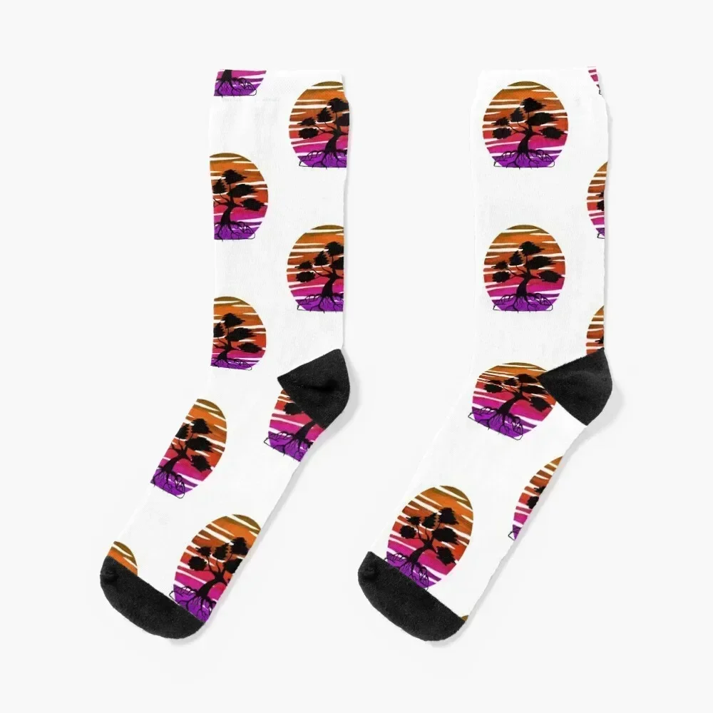 

Bonsai Tree Socks compression japanese fashion sheer Socks For Girls Men's