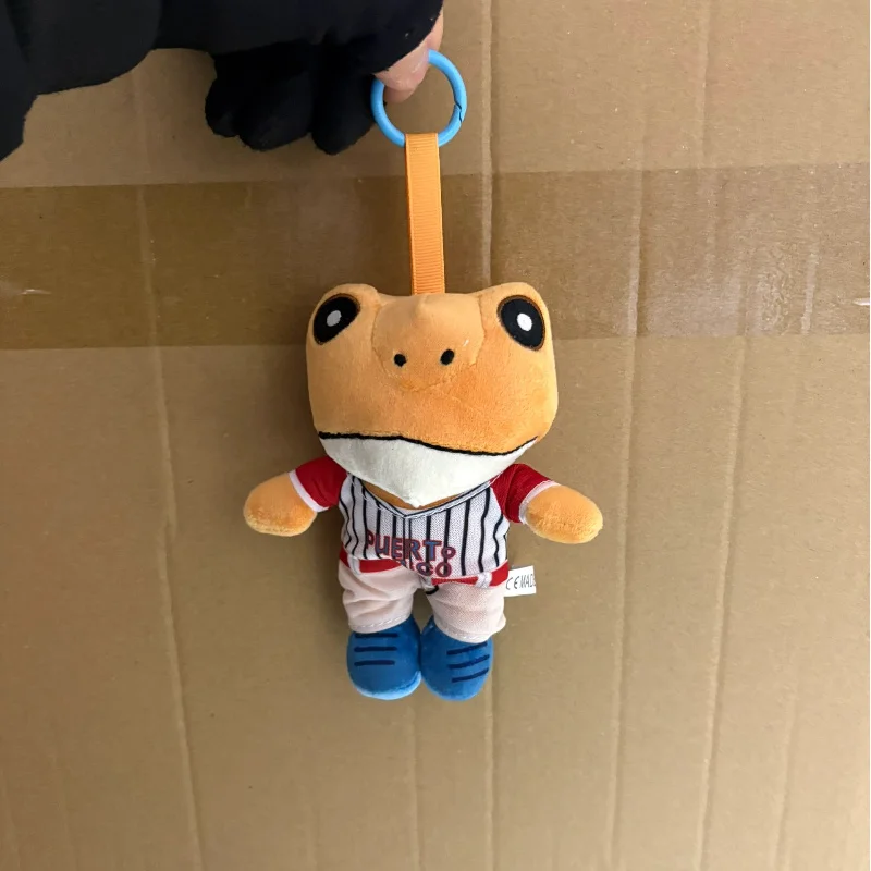15 cm süßer Frosch-Plüsch-Schlüsselanhänger, weicher Stofftier-Anhänger, Cartoon-Taschenanhänger, Kinder-Geschenk-Dekor