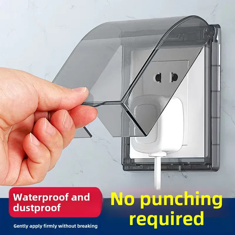 

Универсальная настенная розетка типа 86, водонепроницаемая коробка, прозрачная пластина, защитная крышка переключателя, аксессуары для бытовой электрической розетки