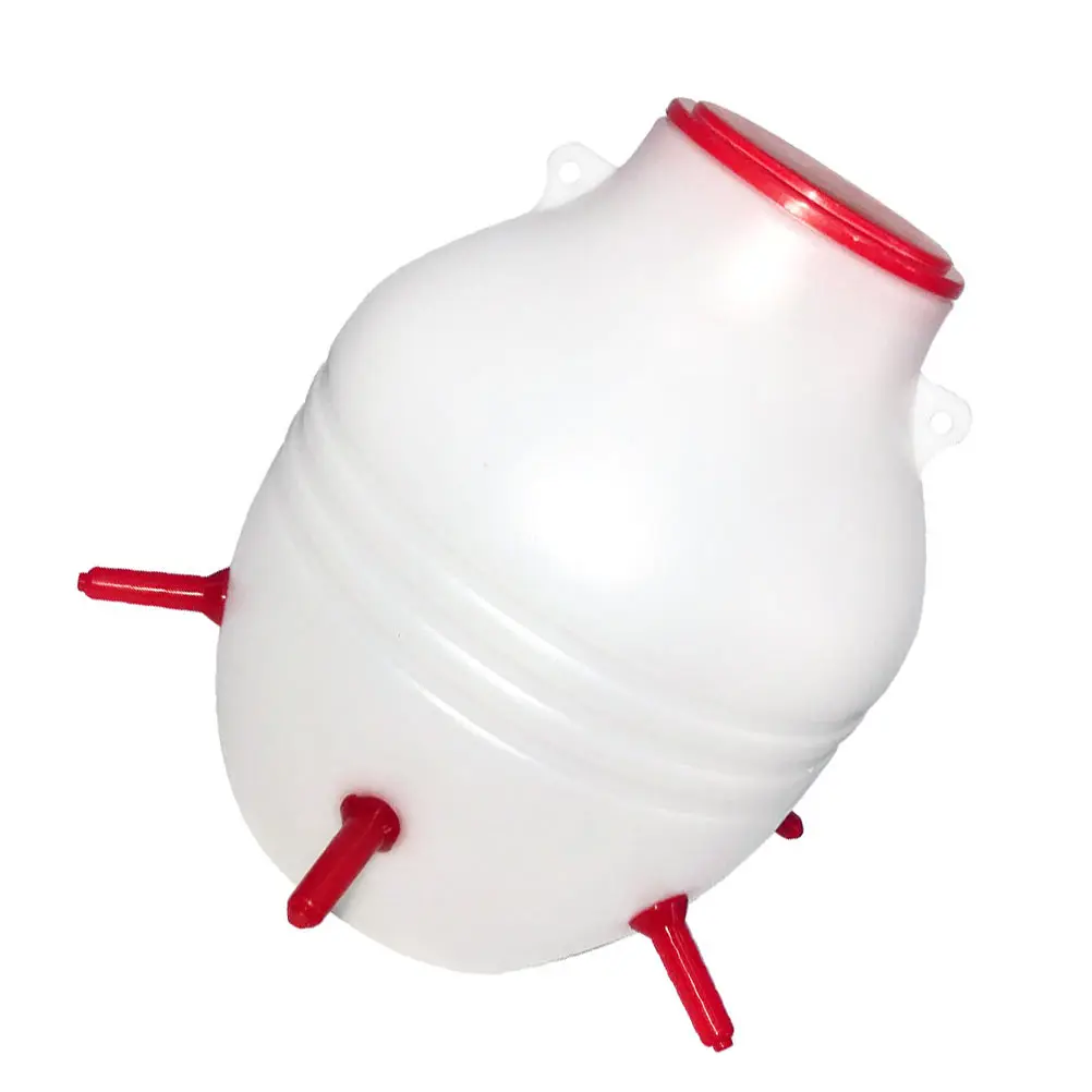 

Lamb Milk Bucket Large Capacity Silicone Nipple Feeder Multiple Outlets Animal Feeding Pot Poultry Breeding Feeder Nursing