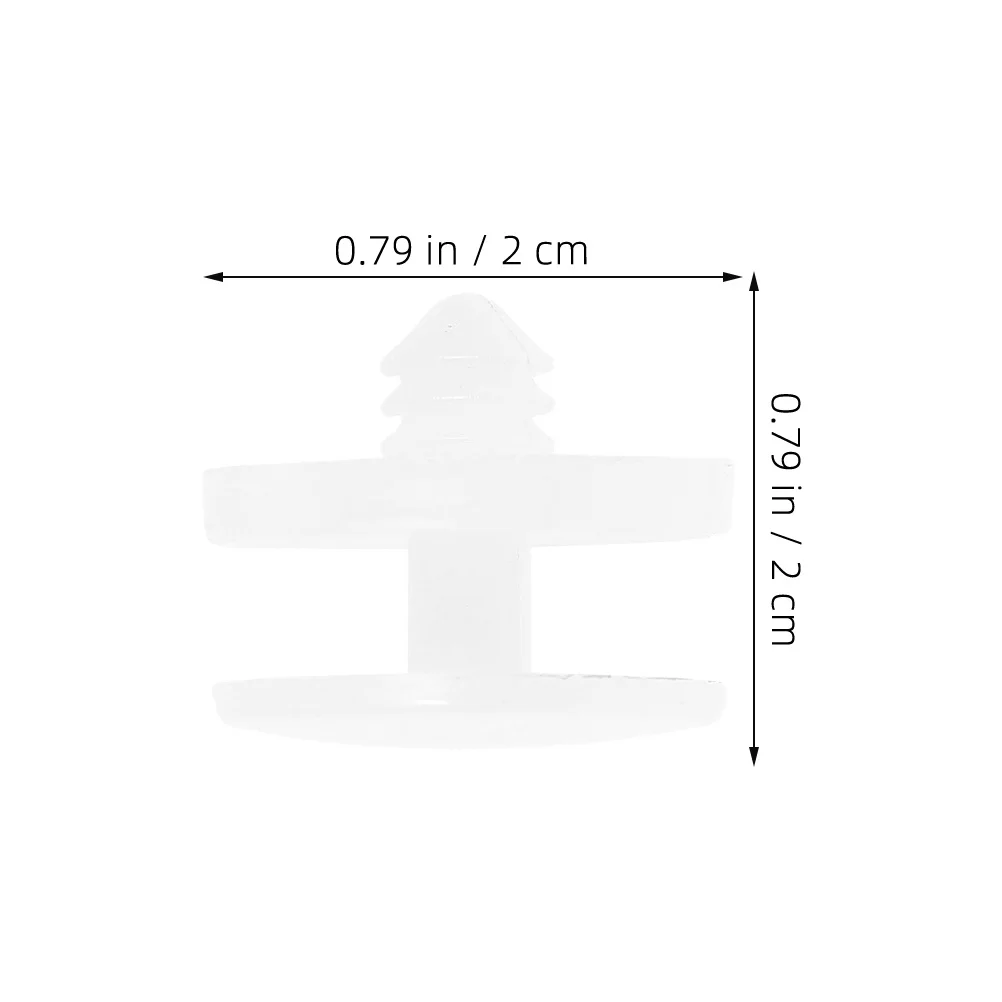 40Set Plastic Joint Connectors Flexible Movable Puppet Skeletons DIY Bear Figure Crafting Accessories Set Plastic Animal Joints