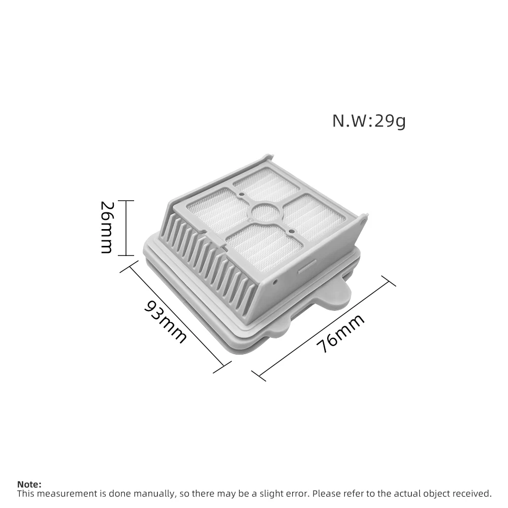 Kompatibel für Roborock F25 / F25 ACE / F25 ACE Combo / F25 ALT / F25 Combo / F25 LT / F25 RT Ersatzteile Rollenbürstenfilter.
