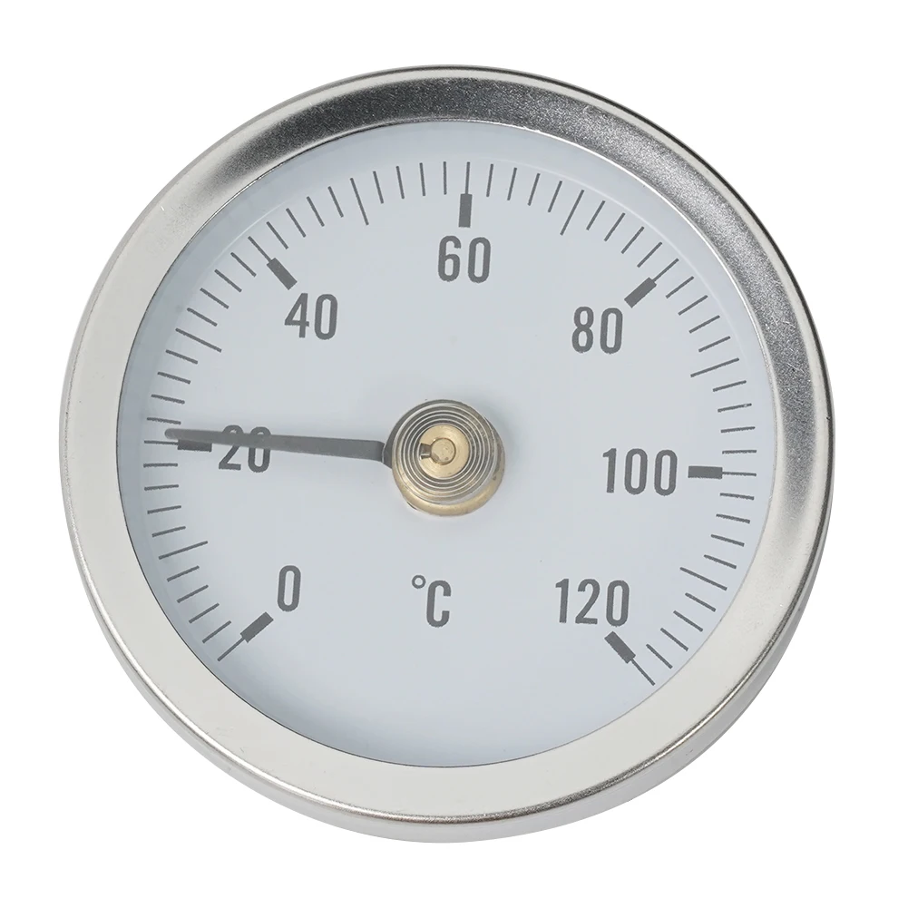 Sleek and Functional Stainless Steel Tube Thermometers Accurate Measurement Range Perfect for Heating Applications