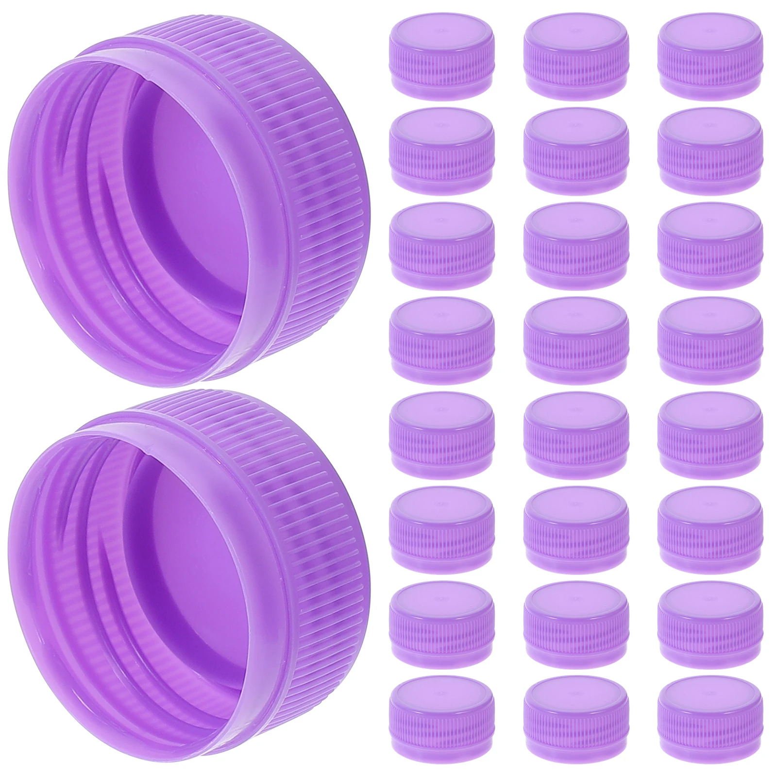 

100pcs Plastic Bottle Caps 30mm Colorful DIY Craft Lids for Water Milk Jugs Child Montessori Toys Safe Sealing