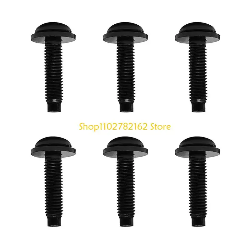 

547B Pack Of 6 Resilient Carbon Steel Fasteners For Auto Glass Frame Security