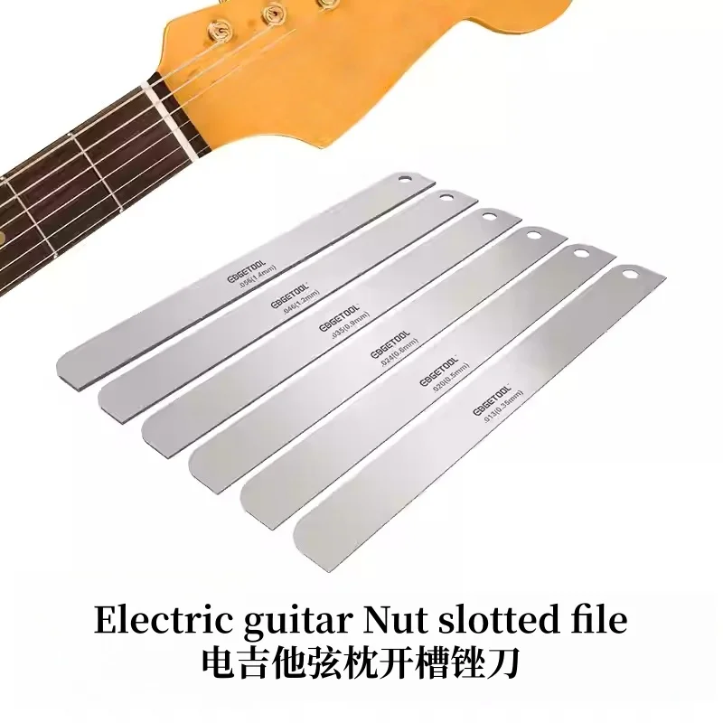 High Precision Guitar Nut Files Electric Guitar String Nut sanding String spacing adjustment Repair Guitar Making Tool