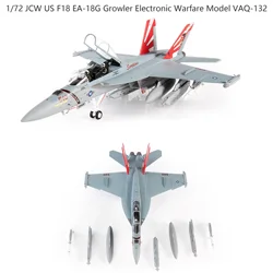 1/72 JCW US F18 EA-18G Growler Electronic Warfare Model VAQ-132  Alloy finished product collection model