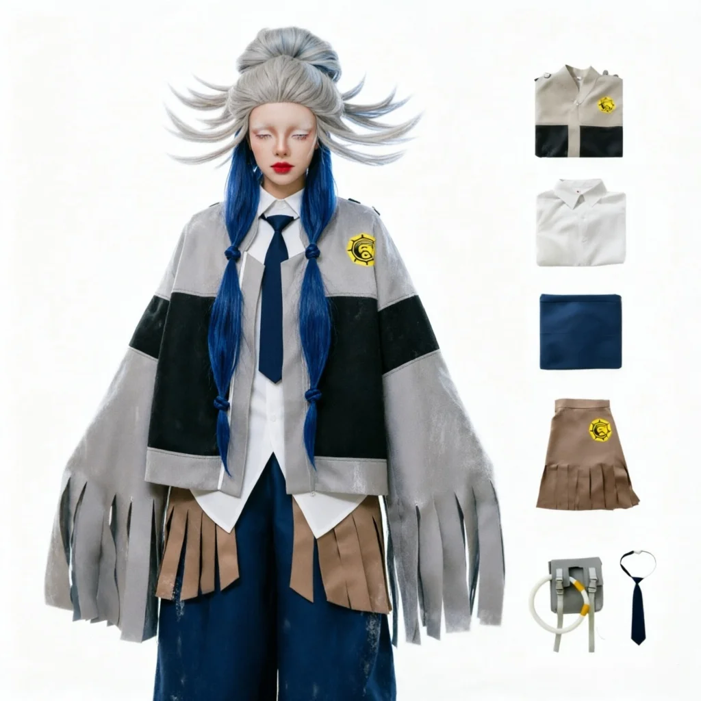 

Костюм для косплея Тамси Кейнс из GACHIAKUTA, парик и маска Тамси Кейнс