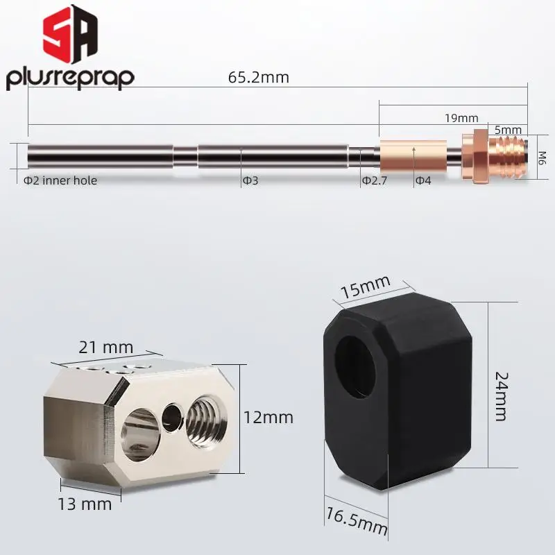 For Prusa i3 MK4 Hotend extrusora prusa mk4 Prusa Nextruder prusa mk4 parts Hardened Nozzle