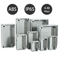 Caja de distribución de plástico para exteriores personalizada, caja de conexiones de Terminal impermeable, Monitor doméstico, caja de rama de Cable eléctrico