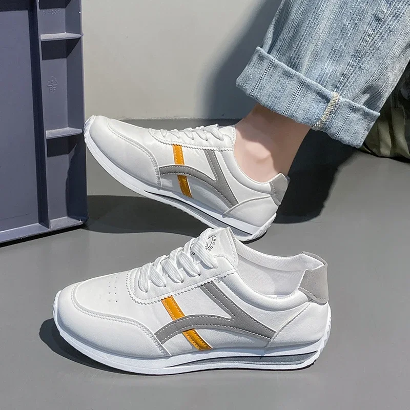 Women Sneakers Summer Casual Walking Shoes for Women Flat Lace Up High Quality Sneakers Fashion Wild Flat-bottomed Loafers image 2