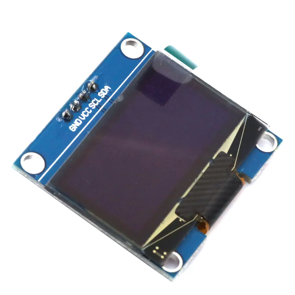 Imagem -04 - Módulo de Exibição Oled para Arduino Placa de Tela Lcd Branco e Azul 128x64 I2c Ssd1306 12864 13 Pol