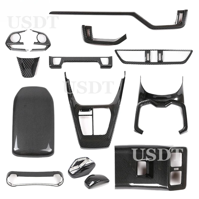 

Fit For TOYOTA RAV4 RAV 4 XA50 2020 2021 2022 2023 2024 Car Interior Carbon Fiber Look ABS Cover Trim Decoration Car Accessories