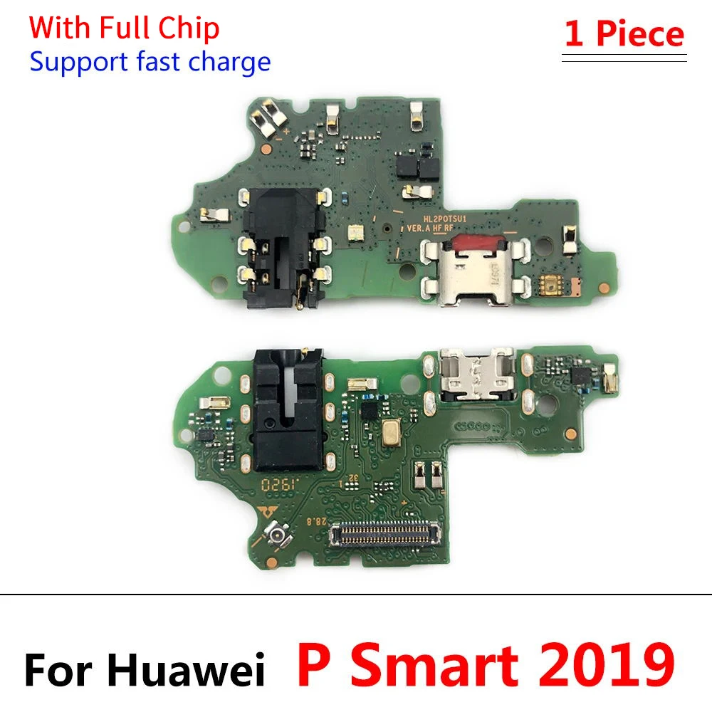 New For Huawei P Smart 2019 / P Smart 2021 USB Charger Port Jack Dock Connector Charging Board Flex Cable With Mic Microphone