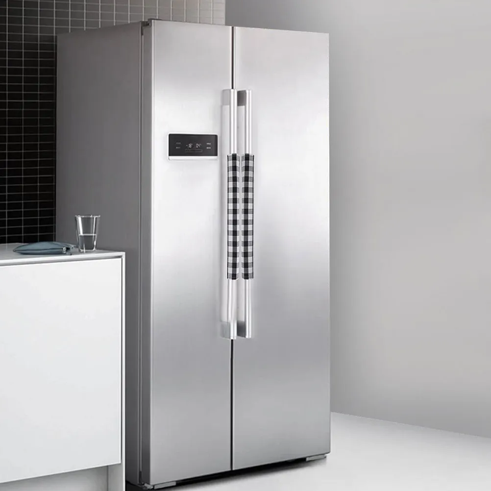 

Защитные чехлы для ручек холодильника, мягкие, приятные для кожи, для духовки, микроволновки, дверей холодильника, антистатические, для кухни