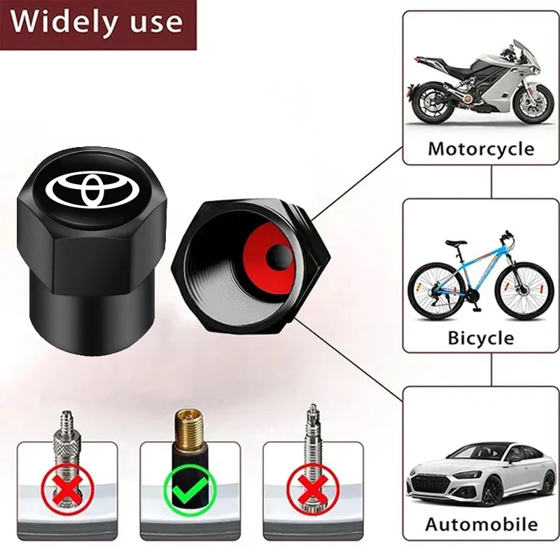 سيارة الإطارات عجلة صمام قبعات غطاء الجلد المدبوغ سيارة مفتاح سلسلة حلقة المفاتيح لتويوتا كورولا يارس Aygo بريوس RAV4 كراون CHR كامري أوريس #3