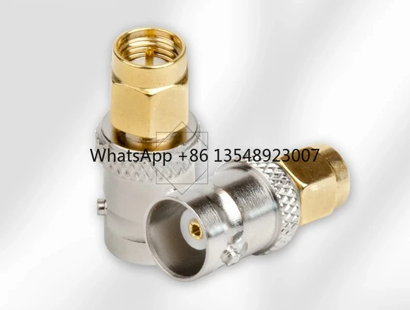 Intercom Adapter SMAJ-BNCK Type Connector Conversion Head SMA Male-BNC Female
