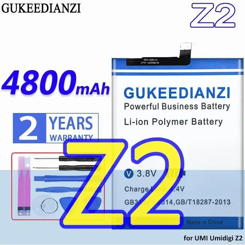 

4800Mah Reliable Power Supply For Umidigi Umi Z2 Mobile Phone Battery