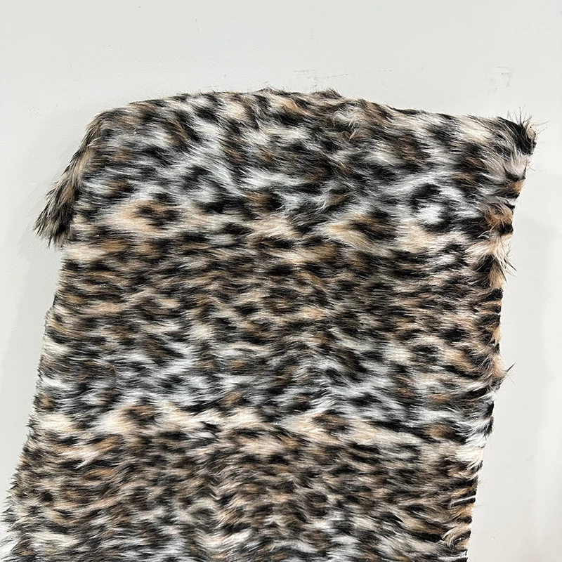 Long Hair Plush Fabric, Artificial Tiger Pattern Printing, Faux Fur, Garment, Toy, Cushion, Cosplay,DIY Furry Fabric