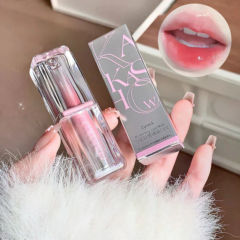 Trwały błyszczyk do ust o smaku lodowej herbaty, przezroczysty płynny błyszczyk w żelu, wodoodporny błyszczyk do makijażu dla kobiet.