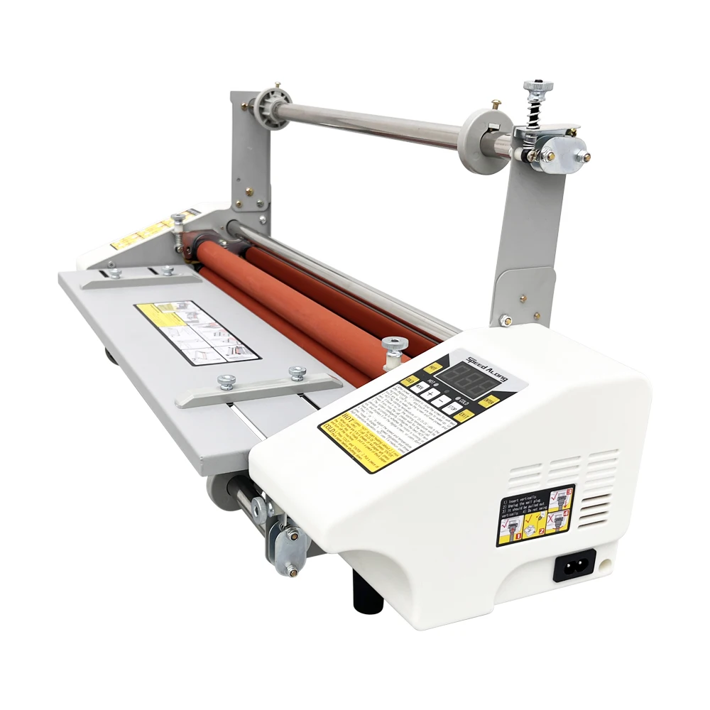 A2+Paper Laminating Machine 9460T English Version Four Roller Cold Hot Laminator Rolling Machine film photo Laminating Machine